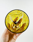 1989 SIGNED HETA LAGAAMBER TORTOISE ART GLASS FOOTED MINI BOWL