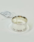 SIGNED VINTAGE TIFFANY & CO SILVER CIGAR BAND