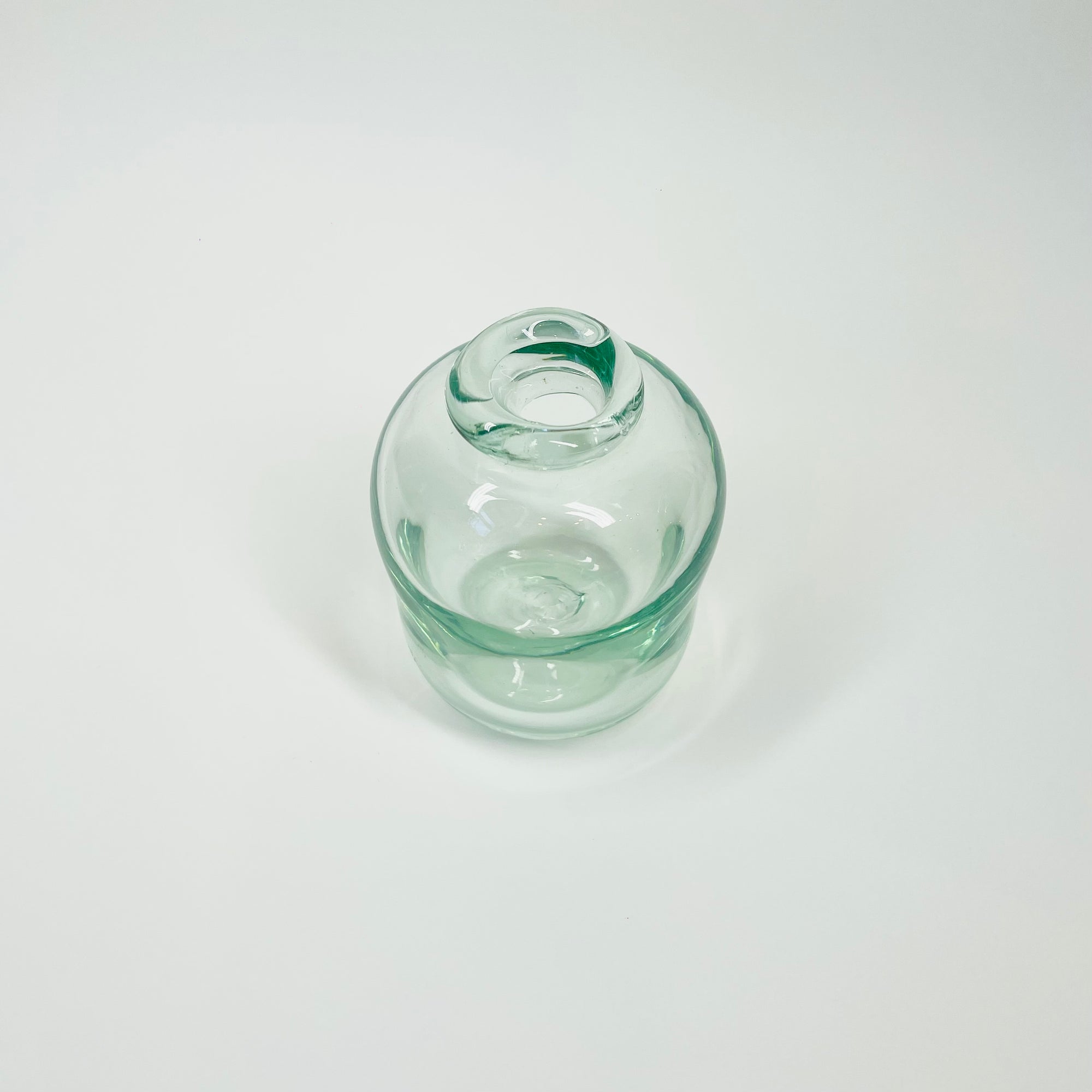 1980s MOUTH BLOWN SWEDISH GLASS MINI/POSY VASE