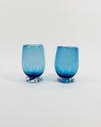 ANTIQUE ITALIAN BLUE CARAFE SET