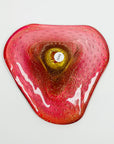 1950s MURANO PINK CRANBERRY GOLD AVENTURINE SOMMERSO BOWL/ASHTRAY