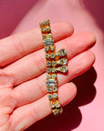 FANCY DIAMANTE PENDANT NECKLACE
