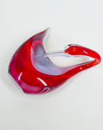 1950s MURANO RUBY RED NEODYMIUM GLASS BIRD PAPERWEIGHT/SCULPTURE
