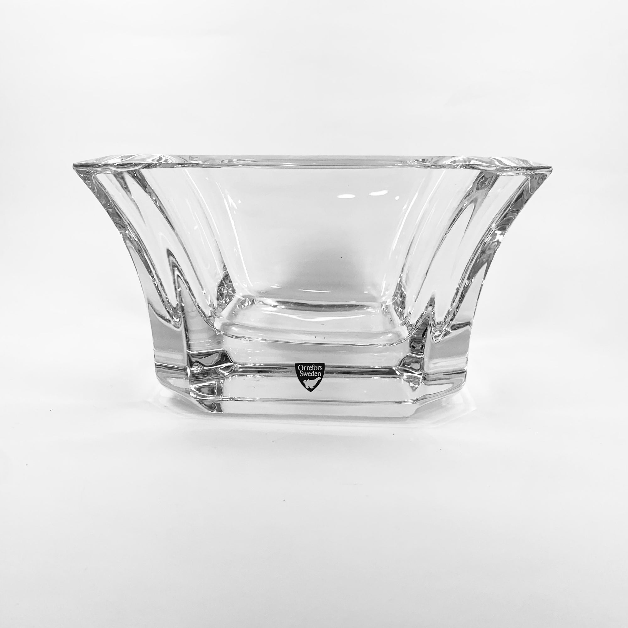 ORREFORS CUT CRYSTAL BOWL