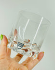 VINTAGE ORREFORS HAND CRAFTED GLASS TUMBLERS