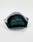 1960s PINK PURPLE GREY SOMMERSO DIAMOND FACETED GLASS BOWL