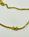 1980s CELINE TRIOMPHE HORSE CARRIAGE LINKS CHAIN NECKLACE