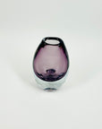 1950s PURPLE SOMMERSO GLASS POSY VASE BY GUNNAR NYLUND FOR STROMBERGSHYTTAN