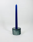 GEOFFREY BAXTER BARK GLASS CANDLE HOLDER