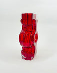 MIDCENTURY FINNISH GLASS EMMA MALJAKKO VASE BY HELENA TYNELL FOR RIIHIMAEN LASI