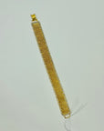 ANTIQUE MESH GREEK KEY BUCKLE TASSELS BRACELET