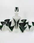 KARL PALDA GREEN BLACK DECANTER SET