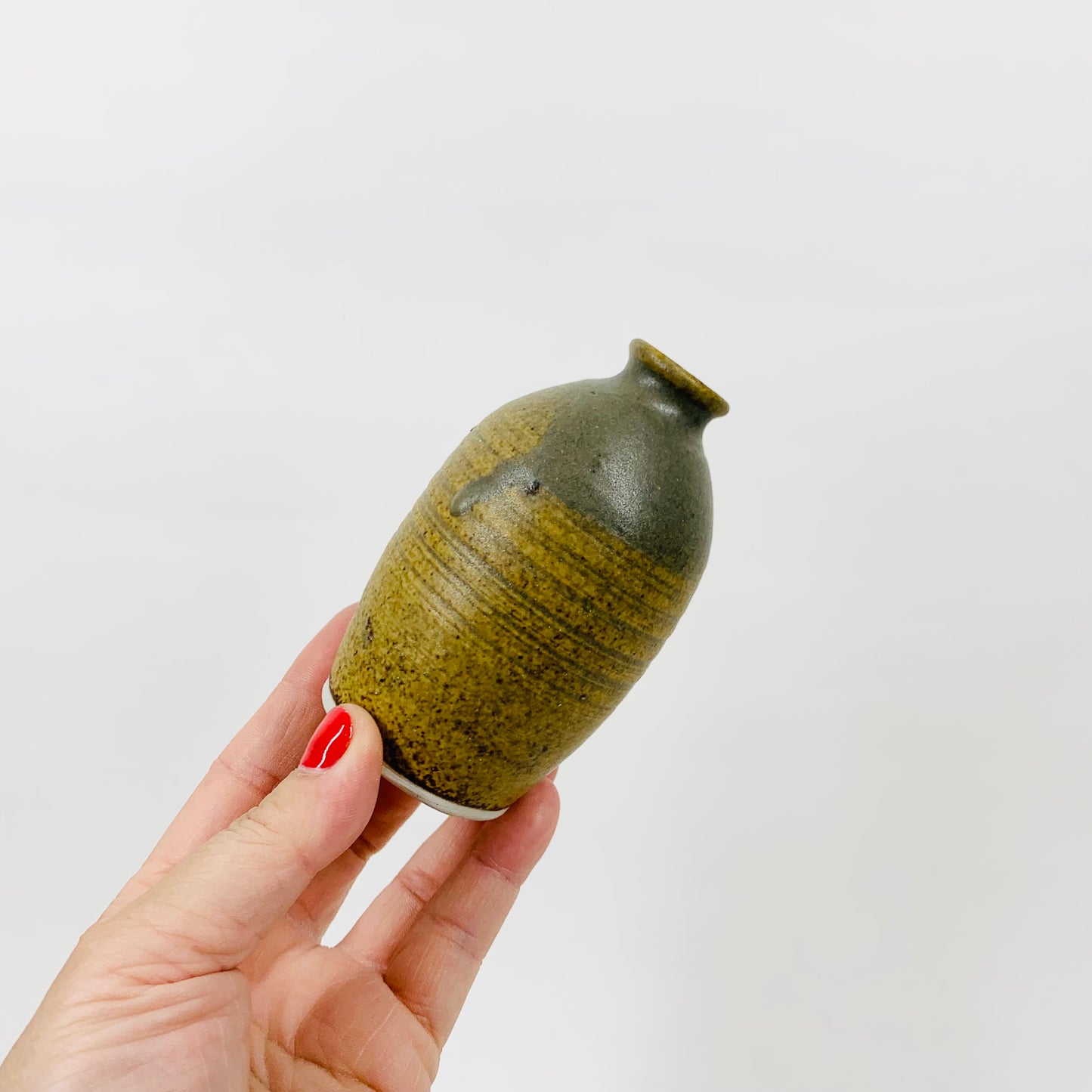 JAPANESE STONEWASH MINI BOTTLE VASE