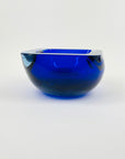 1950s COBALT BLUE MURANO SOMMERSO GLASS BOWL