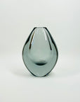 1950s GREY SOMMERSO GLASS VASE BY SVEN PALMQVIST FOR ORREFORS