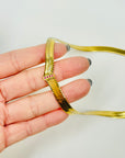 1970s CORO MESH SNAKE CHEVRON NECKLACE