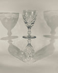 ANTIQUE CUT SCOTTISH CRYSTAL GLASSES