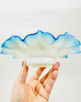 BLUE RUFFLE RIM PLATE