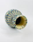 1990s F.VISSER TIE DYE PORCELAIN VASE
