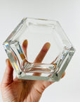 1950s BOHEMIAN FACETED CRYSTAL SHTRAYT