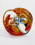 MURANO ART GLASS SWUNG VASE