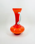 60s CASED ORANGE JUG/VASE