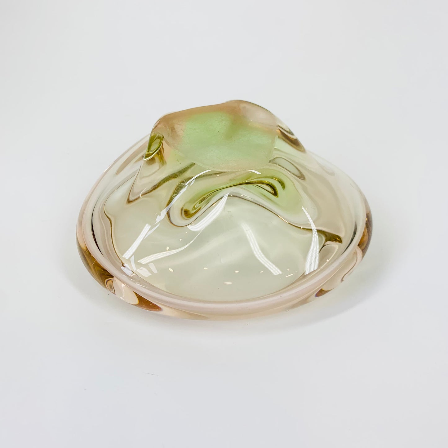 CZECH GLASS BOWL/ASHTRAY