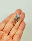 1980s STERLING SILVER PANTHER RING