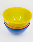 1960s COLORA GLASS BOWL BY SVEN PALMQIST FOR ORREFORS