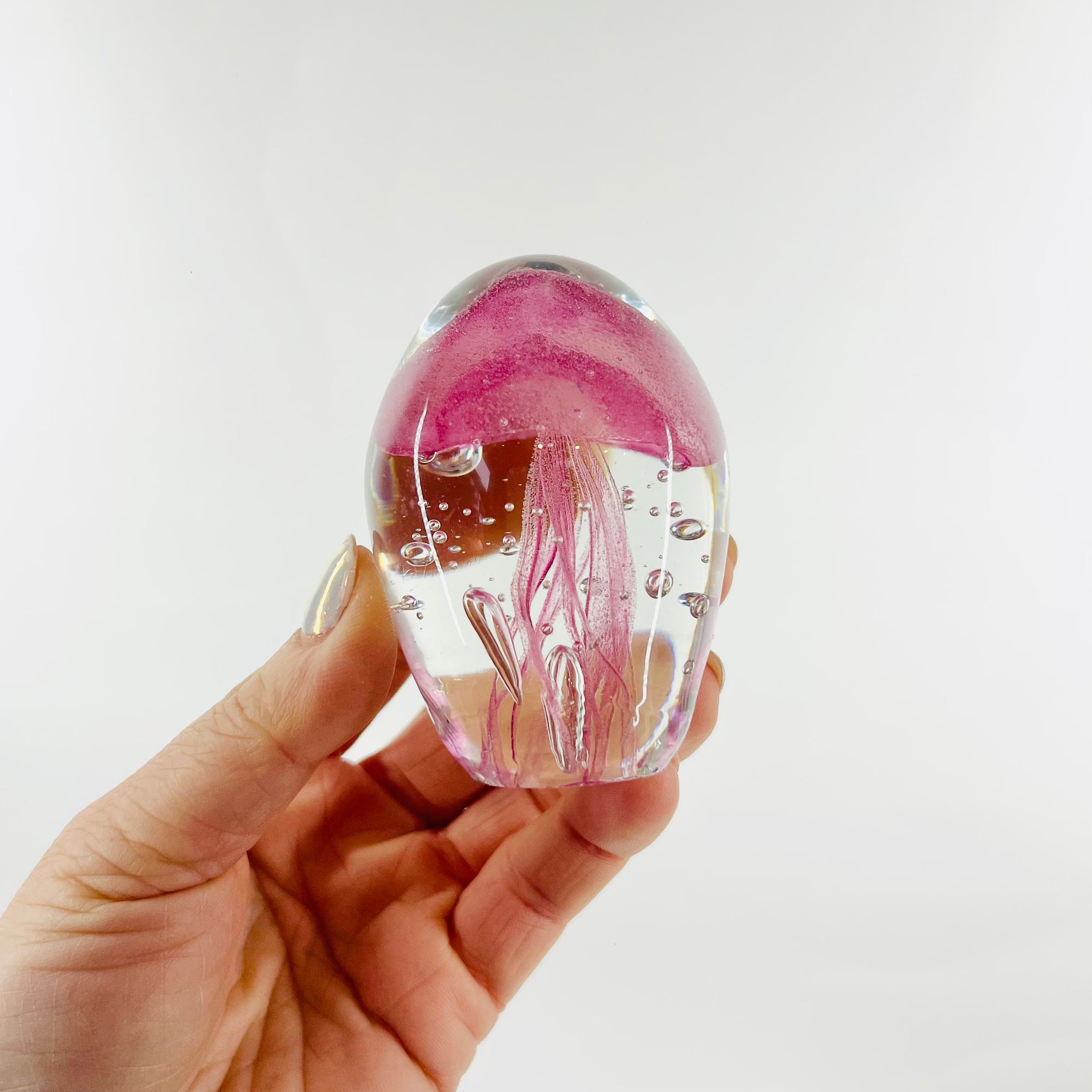 VINTAGE SOMMERSO ART GLASS JELLYFISH PAPERWEIGHT