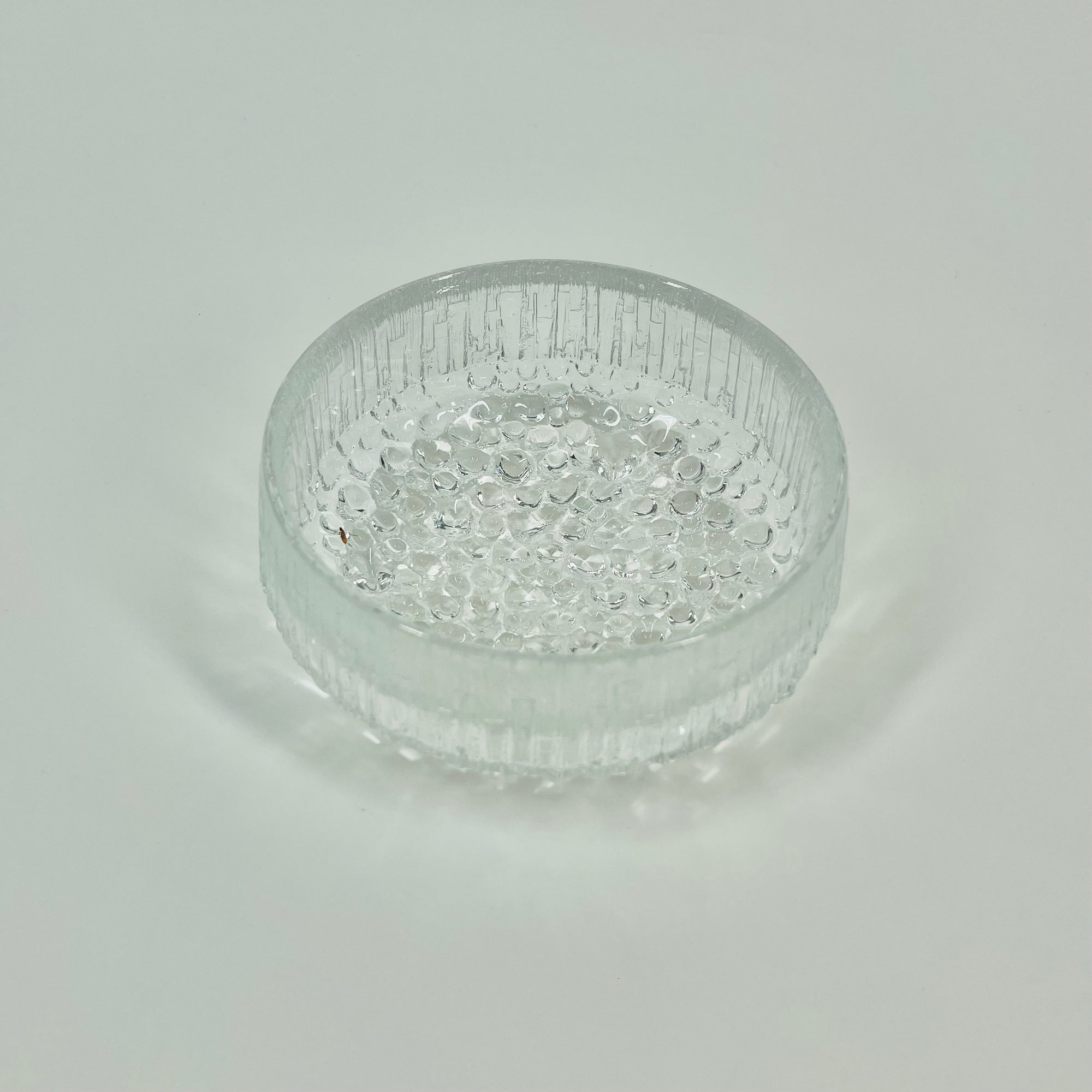 1970s IITTALA ULTIMA THULE ICE GLASS BOWL
