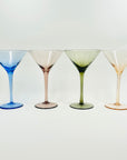 1960s HARLEQUIN MARTINI GLASSES