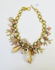 1960s SEASHELL CHARMS NECKLACE