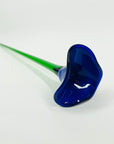 1970s MOUTH BLOWN CZECH GLASS FLOWER