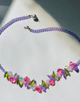 1960s AUSTRIAN CRYSTAL BEADS NECKLACE