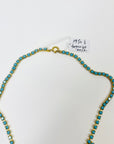 1950s CORO TURQUOISE WATERFALL LARIAT NECKLACE