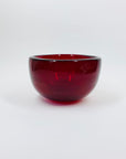 MCM MURANO RED TRINKET BOWL