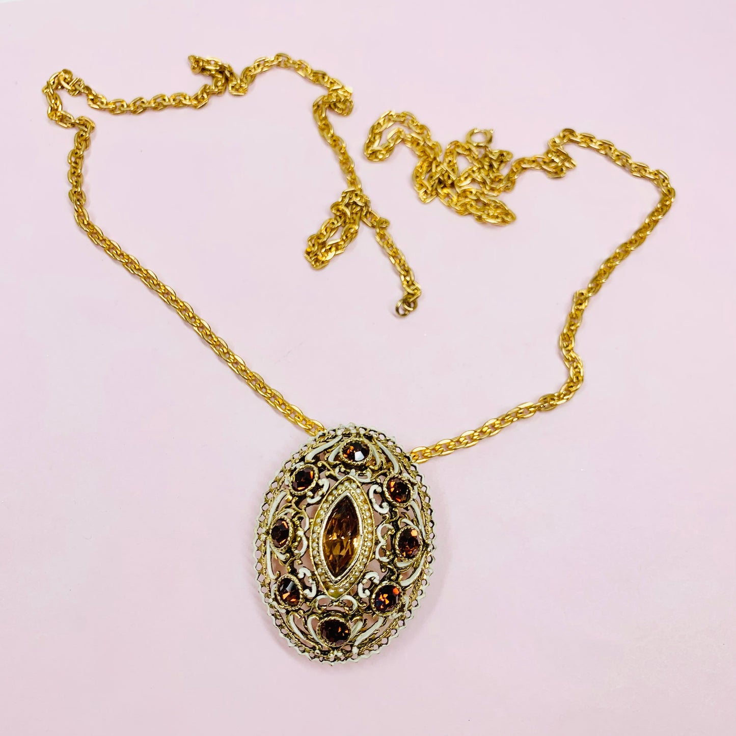 AVON FILIGREE BROOCH/PENDANT