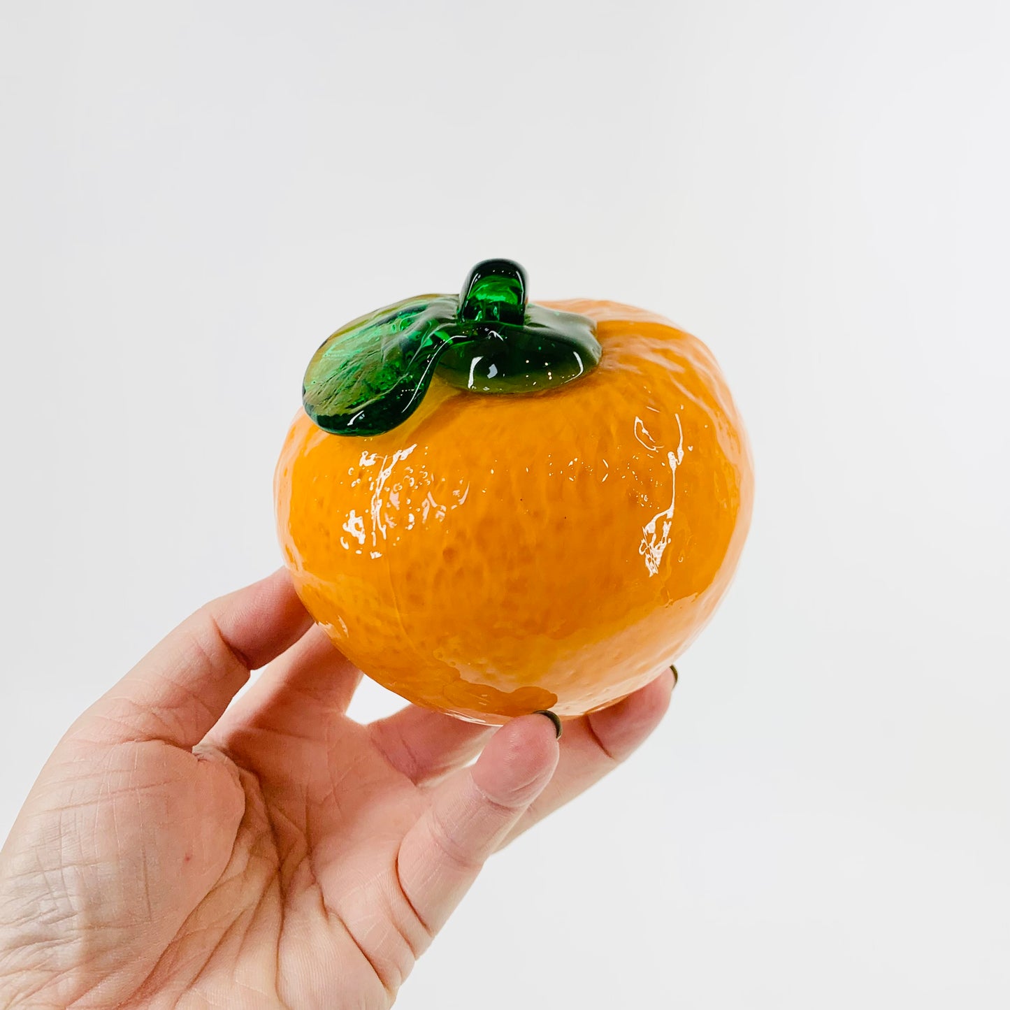 Midcentury Italian glass fruit