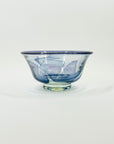1080s JAPANES MOUTH BLOWN ART GLASS FOOTED BOWL