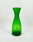 1970s ITALIAN EMPOLI GREEN GLASS CARAFE/JUG