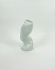 POST MODERN JAPANESE WHITE PORCELAIN POSY VASE