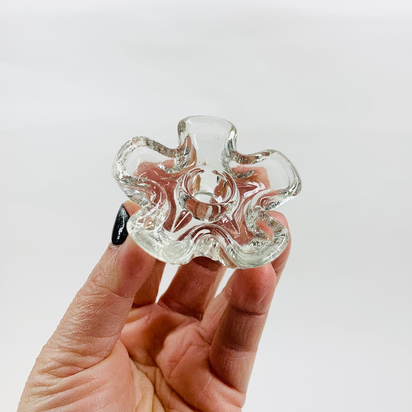SEABRUK FLOWER CANDLE HOLDER