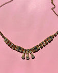 FANCY DIAMANTE PENDANT NECKLACE