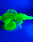 URANIUM GLASS GOLDFISH PAPERWEIGHT
