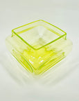 LARGE MIDCENTURY FINNISH URANIUM GLASS VASE BY HELENA TYNELL FOR RIIHIMAEN LASI