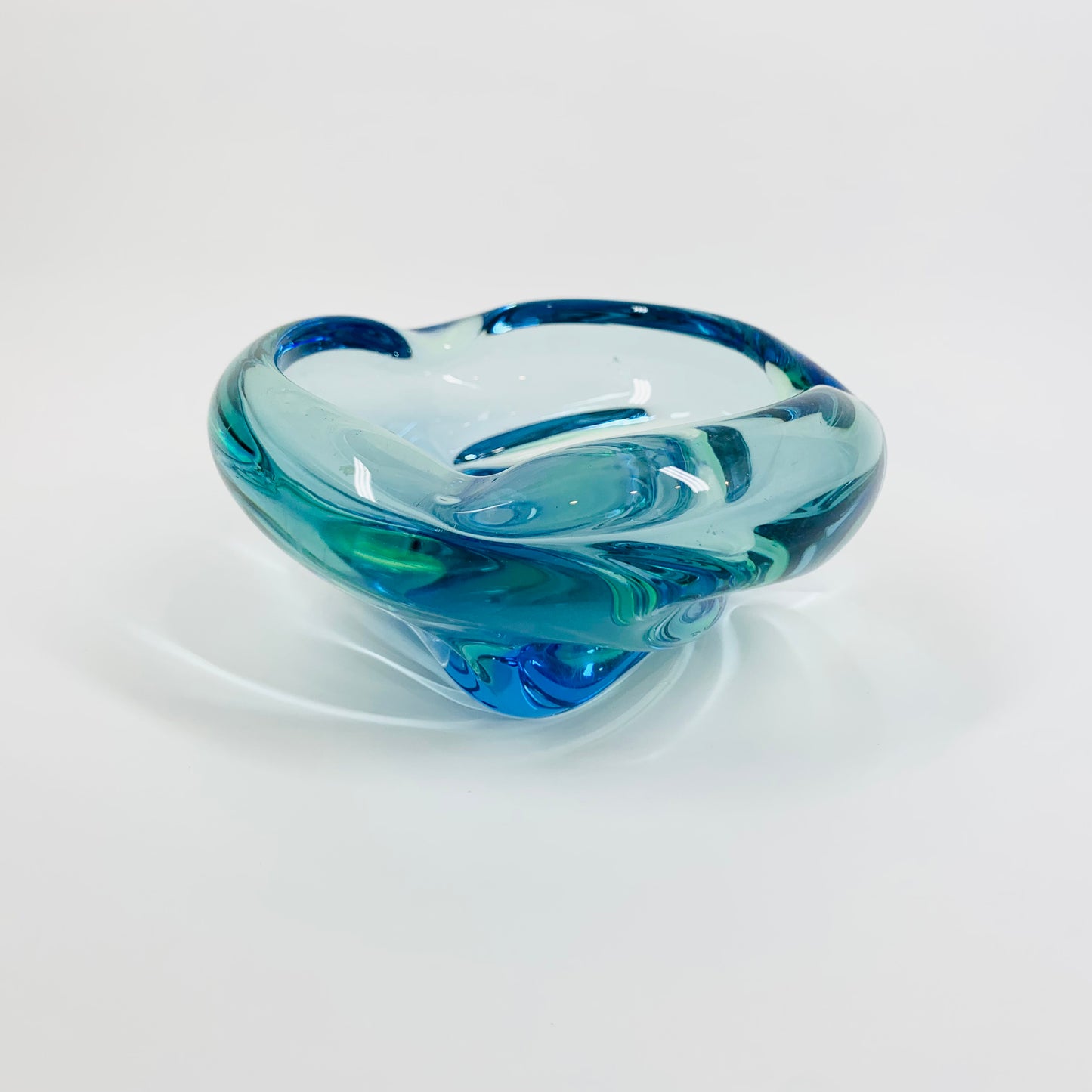 BLUE GREEN TWIST BOWL