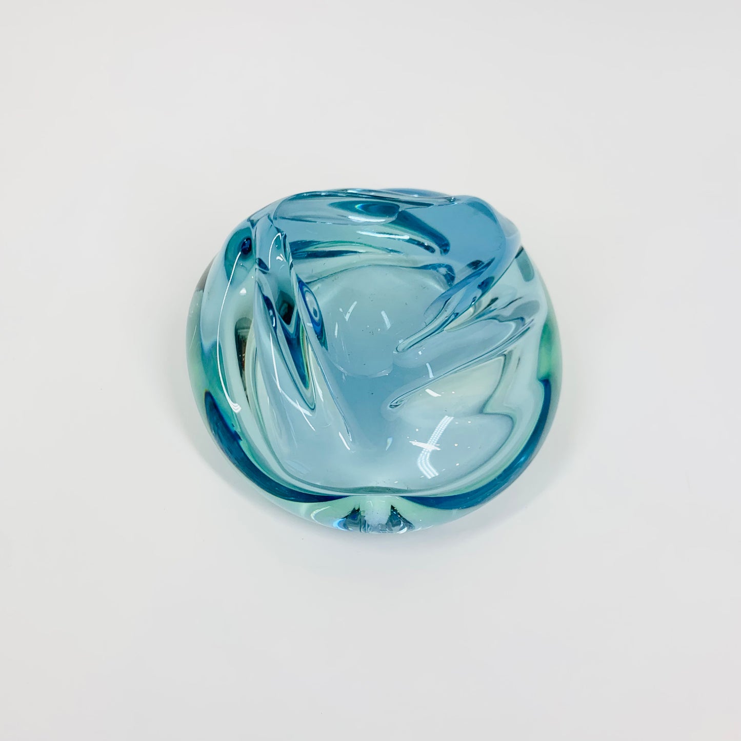 BLUE GREEN TWIST BOWL