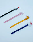 1950s HAND MADE MURANO GLASS SWIZZLE STICK