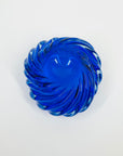 1930s MURANO COBALT BLUE TWIST SOMMERSO GLASS JAR